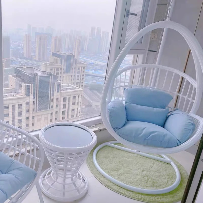 Balcony Hanging Basket Rattan Chair Swing Home Hammock Lazy Garden Table and Chair Cradle Indoor Leisure Furniture
Balcony Hanging Basket Rattan Chair Swing Home Hammock Lazy Garden Table and Chair Cradle Indoor Leisure Furniture