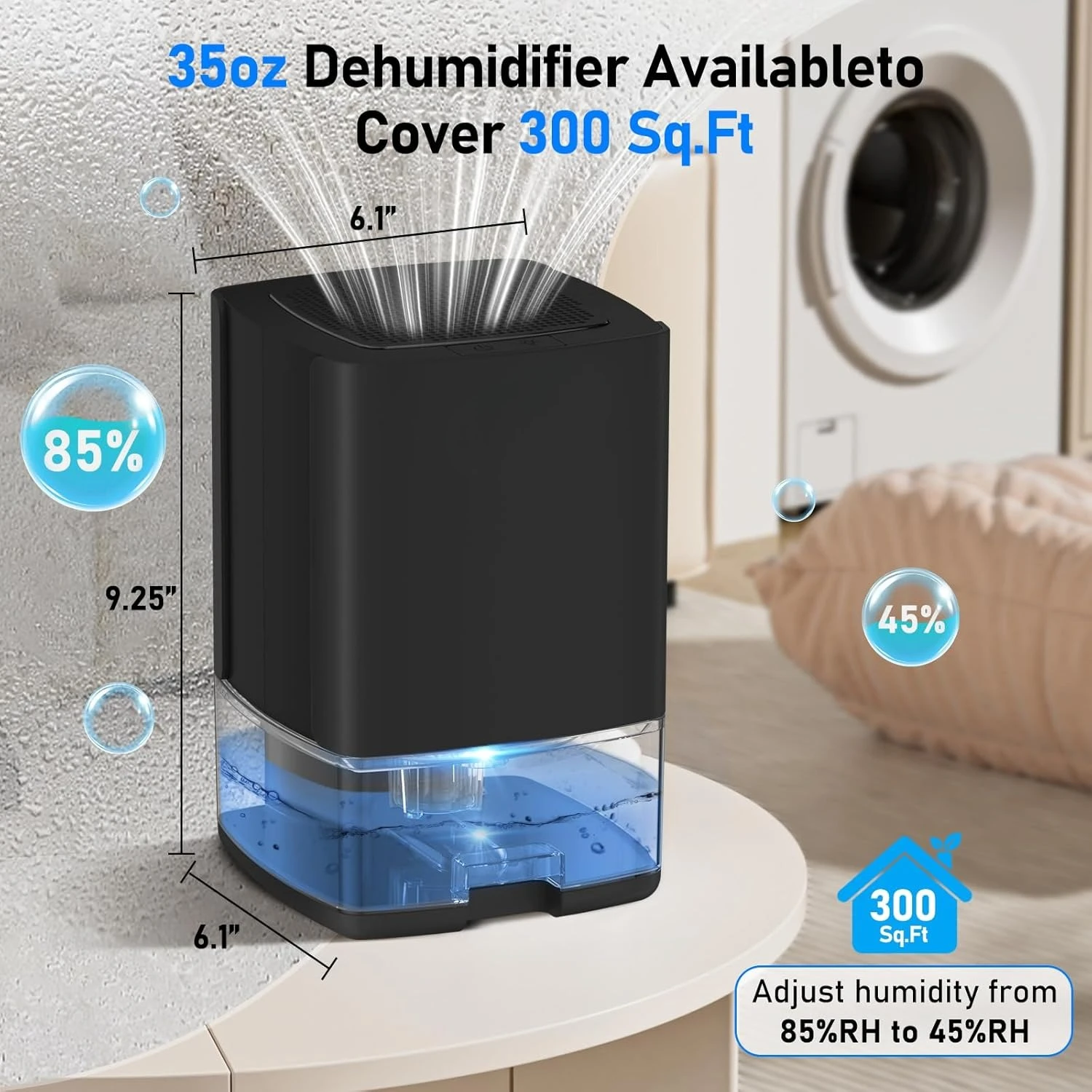 2025 New Upgrade For Home Semiconductor Dehumidifier With Water Tank Dehumidifiers with 7 Colorful Lights Auto Shut Off
2025 New Upgrade For Home Semiconductor Dehumidifier With Water Tank Dehumidifiers with 7 Colorful Lights Auto Shut Off