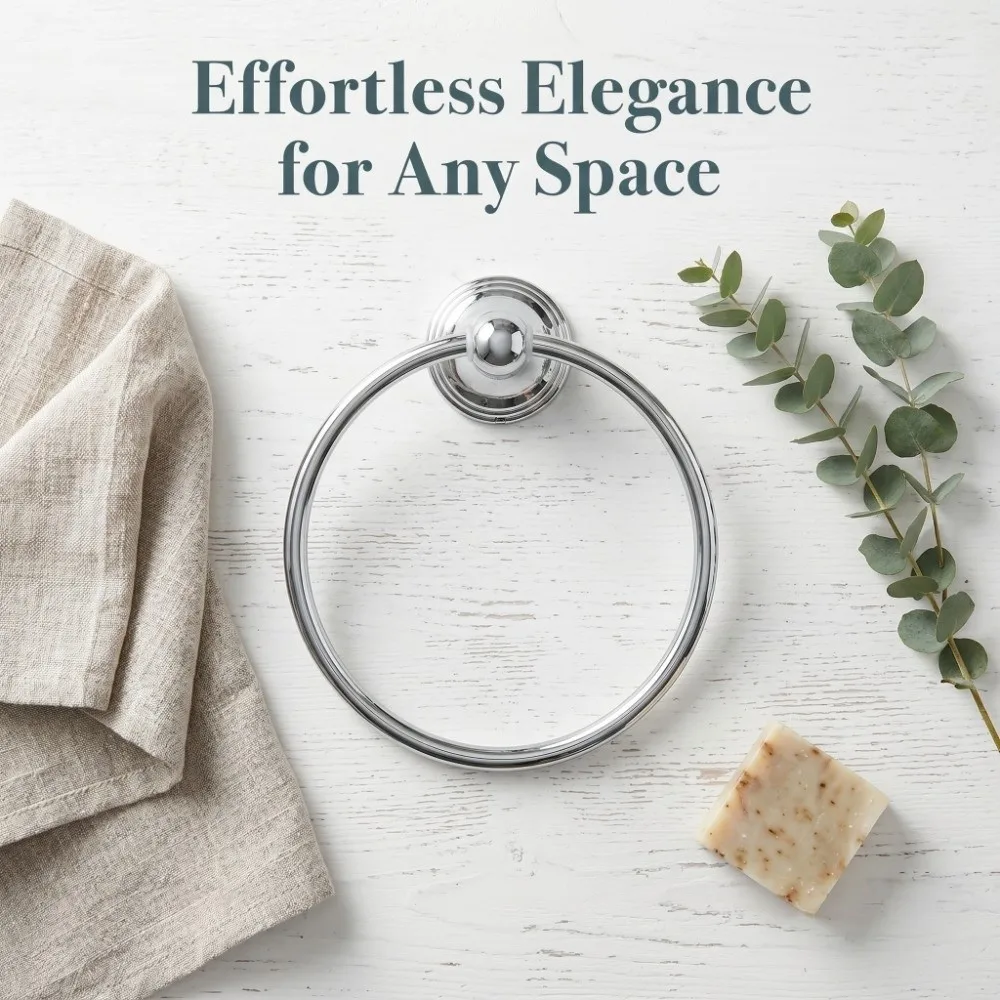 Stainless Steel Zinc Alloy Towel Ring Silver Chromeplate Towel Holder Round Wall Mounted Towel Rack Bathroom Kitchen Washroom
Stainless Steel Zinc Alloy Towel Ring Silver Chromeplate Towel Holder Round Wall Mounted Towel Rack Bathroom Kitchen Washroom