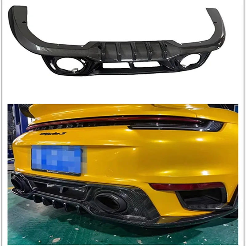 2019+911 dry carbon fiber rear diffuser suitable for Porsche 992 turbo dry carbon fiber rear lip body kit
2019+911 dry carbon fiber rear diffuser suitable for Porsche 992 turbo dry carbon fiber rear lip body kit