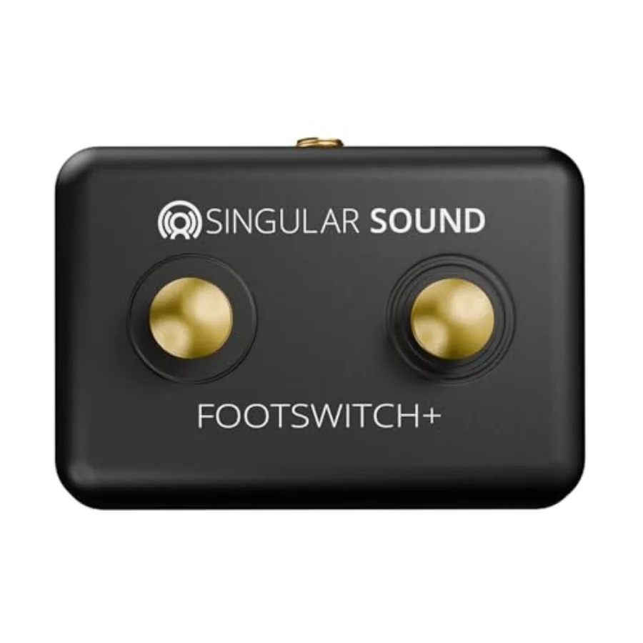 Dual Momentary Footswitch Plus for BeatBuddy, Effects Pedals, and Electronic Instruments Metal Housing, Black Compact, Reliable
Dual Momentary Footswitch Plus for BeatBuddy, Effects Pedals, and Electronic Instruments Metal Housing, Black Compact, Reliable