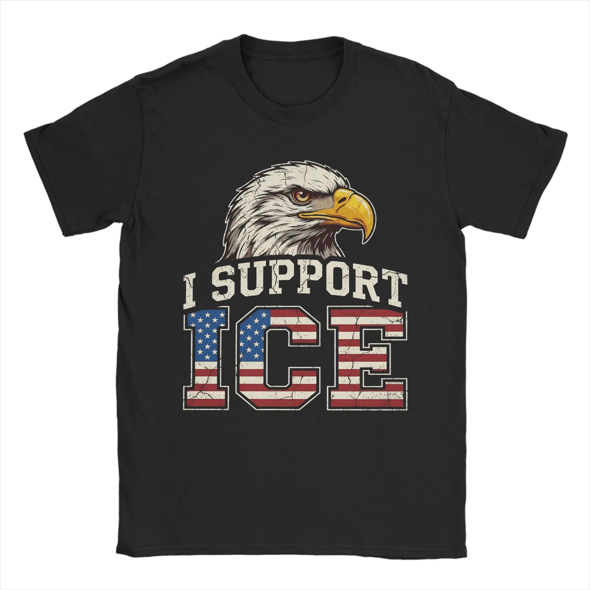 Vintage Support ICE Vintage Distressed American Eagle T-Shirts Men Cotton T Shirts Short Sleeve Tee Shirt Graphic Printed Tops
Vintage Support ICE Vintage Distressed American Eagle T-Shirts Men Cotton T Shirts Short Sleeve Tee Shirt Graphic Printed Tops