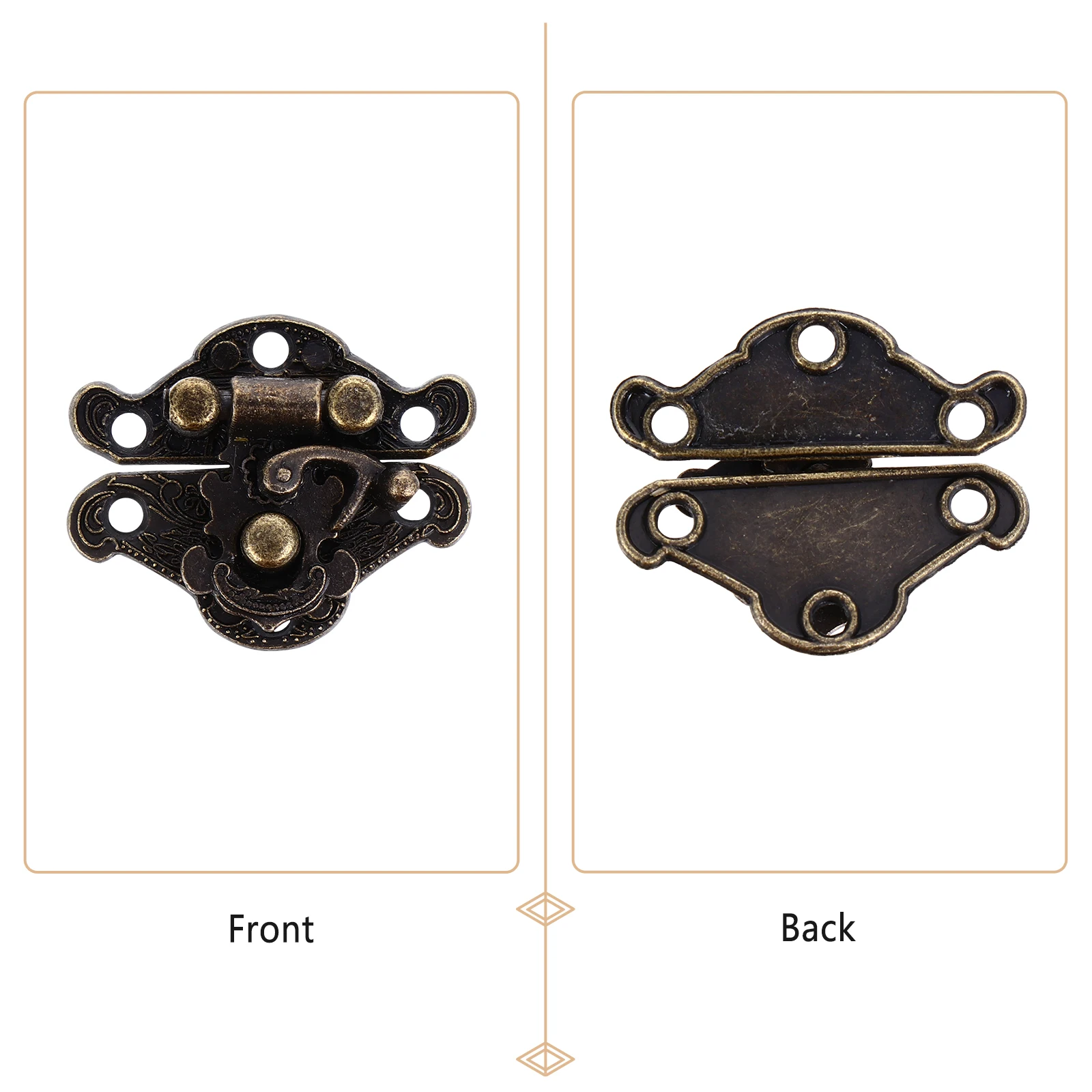20pcs Wood Buckle Durable Quality Material Jewelry Box Clasp Cabinet Latch Wooden Box Hasp Decorative Hardware Design
20pcs Wood Buckle Durable Quality Material Jewelry Box Clasp Cabinet Latch Wooden Box Hasp Decorative Hardware Design