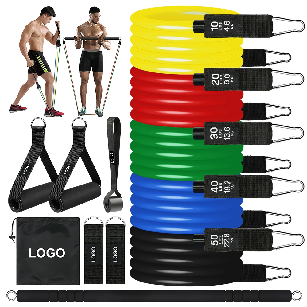 11PCS Five Colors Latex Resistance Bands Home Gym Full Body Training Set
11PCS Five Colors Latex Resistance Bands Home Gym Full Body Training Set