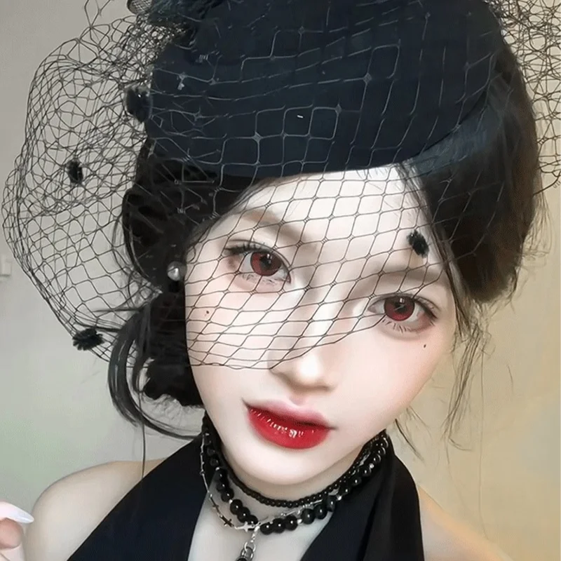 French Sle Wind Black Republic of China Top Hat Barrettes Women's Fancy Retro Dress Bridal Veil Headdress Clip
French Sle Wind Black Republic of China Top Hat Barrettes Women's Fancy Retro Dress Bridal Veil Headdress Clip