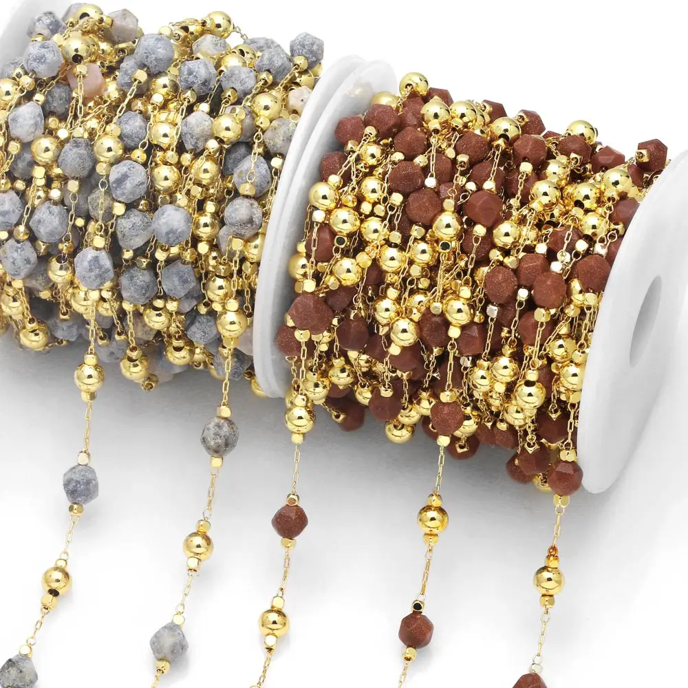 OCESRIO 10M Large Natural Stone Chain for Jewelry Making Wholesale Gold Plated Brass Crystal Accessories for Jewelry cana078
OCESRIO 10M Large Natural Stone Chain for Jewelry Making Wholesale Gold Plated Brass Crystal Accessories for Jewelry cana078