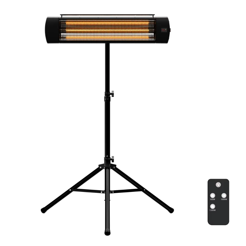 New fashionable 1500W electric heater household waterproof outdoor infrared heater remote control tripod independent
New fashionable 1500W electric heater household waterproof outdoor infrared heater remote control tripod independent