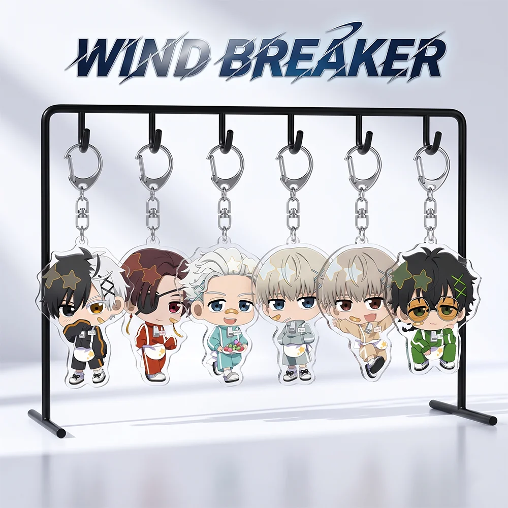 WIND BREAKER Q-version Hayato Suo 6CM Cute Anime Acrylic Stand bag charm Car keychain decorations bag body kit keyring Fans Gift
WIND BREAKER Q-version Hayato Suo 6CM Cute Anime Acrylic Stand bag charm Car keychain decorations bag body kit keyring Fans Gift