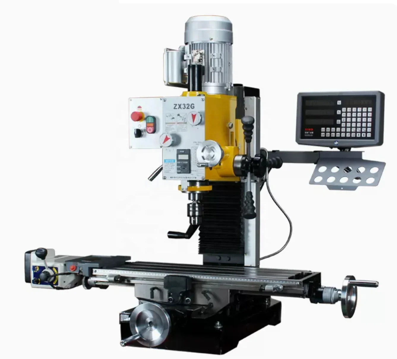 For metal drilling and milling machine vertical Tapping Drilling Milling Machine with DRO taladradora y fresadora
For metal drilling and milling machine vertical Tapping Drilling Milling Machine with DRO taladradora y fresadora