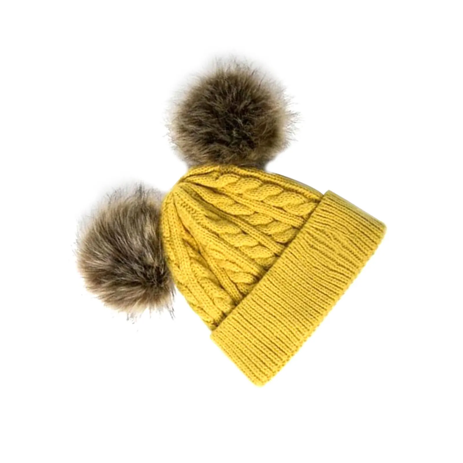 Double Pompom Kids Knitted Hat Winter Warm Beanie Cap Childrens Crochet Hats For Girls Boys Birthday Festival Casual Use
Double Pompom Kids Knitted Hat Winter Warm Beanie Cap Childrens Crochet Hats For Girls Boys Birthday Festival Casual Use