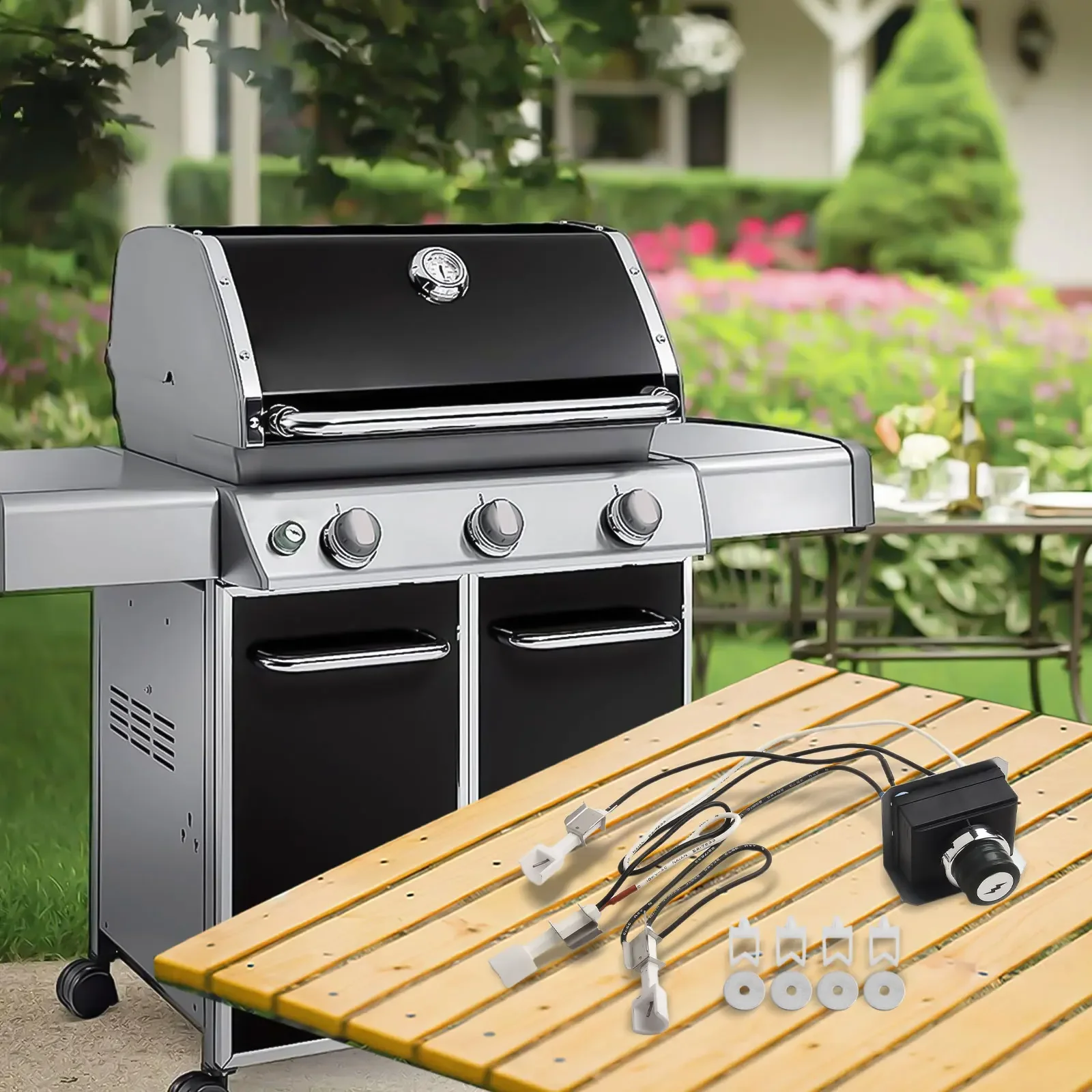Parts Replacement Set for Weber's For Genesis Series Grills Model 310 & 320 Includes All Necessary Installation Components
Parts Replacement Set for Weber's For Genesis Series Grills Model 310 & 320 Includes All Necessary Installation Components