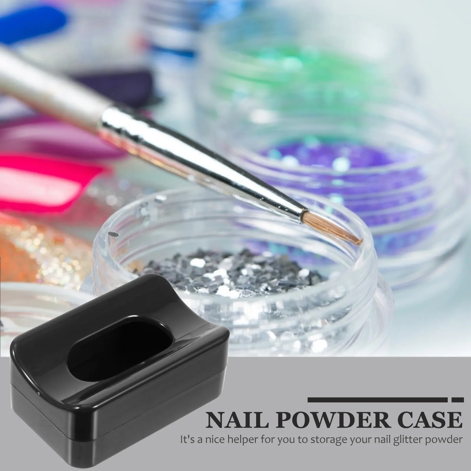1Pcs Powder Storage Box Lightweight Plastic Nail Glitter Container Nail Art Powder Case DIY Manicure Storage
1Pcs Powder Storage Box Lightweight Plastic Nail Glitter Container Nail Art Powder Case DIY Manicure Storage