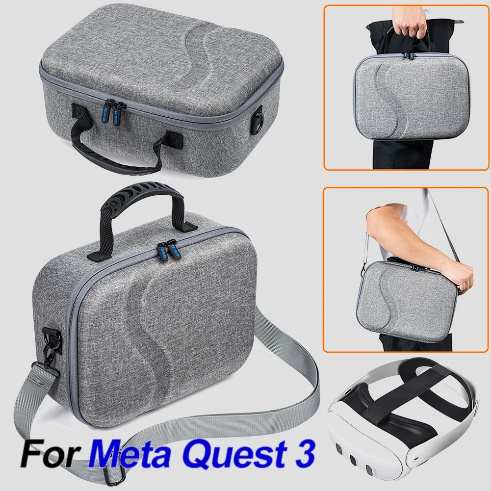 Fashion Hard Travel Case Portable Protection Carrying Case Expandable Capacity VR Gaming HeadStrap Storage Bag For Meta Quest 3
Fashion Hard Travel Case Portable Protection Carrying Case Expandable Capacity VR Gaming HeadStrap Storage Bag For Meta Quest 3