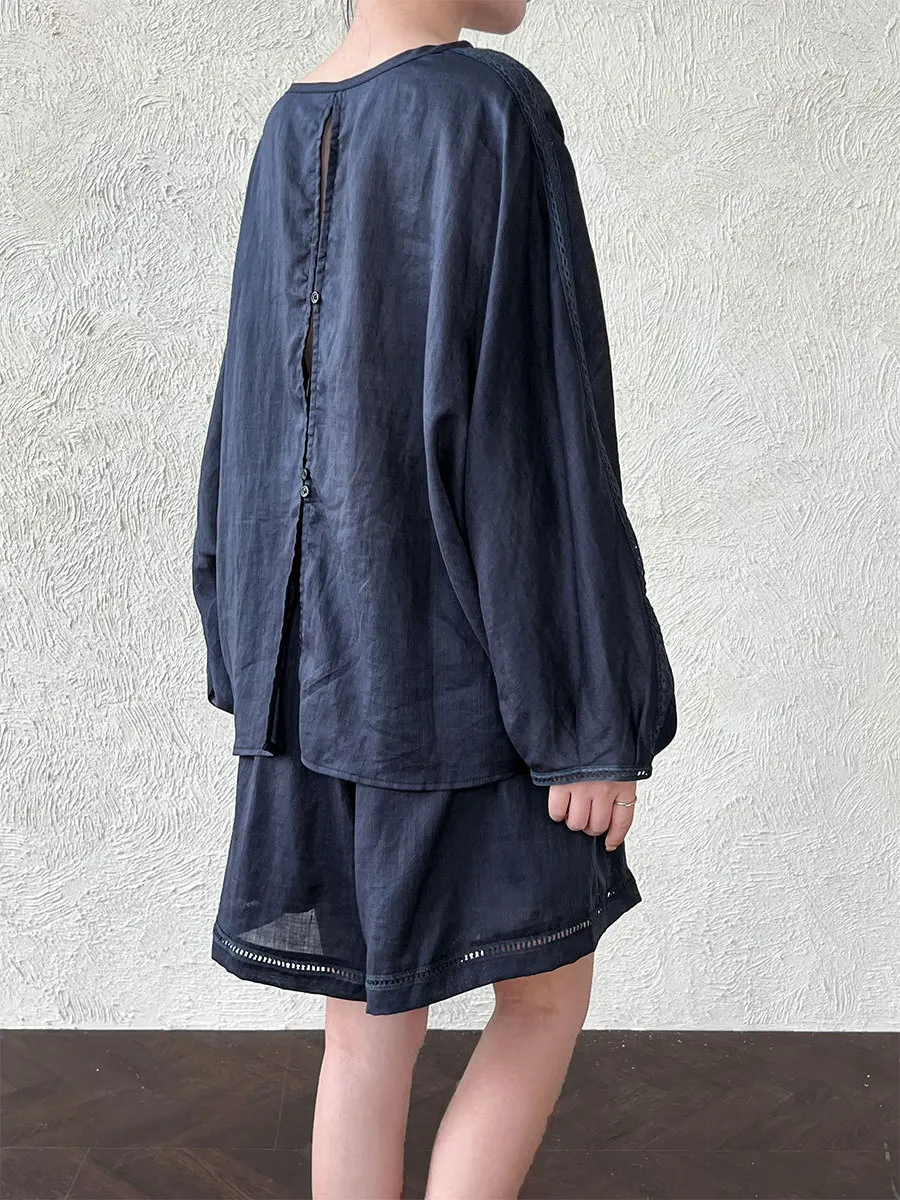 Women's Long Sve irt And orts Set Casual Sportswear Two-Piece Suit round Ne Polyester Fabric Summer Collection
Women's Long Sve irt And orts Set Casual Sportswear Two-Piece Suit round Ne Polyester Fabric Summer Collection