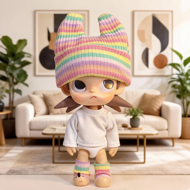 Zsiga children's clothing, rainbow striped ribbed knitted ear hats, clothing, dress up accessories, replacement sets
Zsiga children's clothing, rainbow striped ribbed knitted ear hats, clothing, dress up accessories, replacement sets