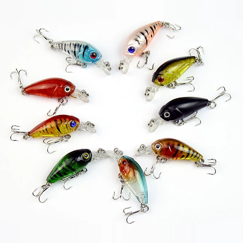 1pcs Fishing Lure Hard Plastic Swimbait Lures 9 Color 4g 4.5cm Crankbait Fish Baits #10 Treble hook Minnow dw1014
1pcs Fishing Lure Hard Plastic Swimbait Lures 9 Color 4g 4.5cm Crankbait Fish Baits #10 Treble hook Minnow dw1014