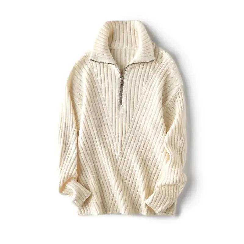 Soft Cashmere Feel Knitted Sweater Half Zip Male Fashion Spring 2026 Cozy Long Sleeve Urban Style Knitwear Simple Elegant
Soft Cashmere Feel Knitted Sweater Half Zip Male Fashion Spring 2026 Cozy Long Sleeve Urban Style Knitwear Simple Elegant