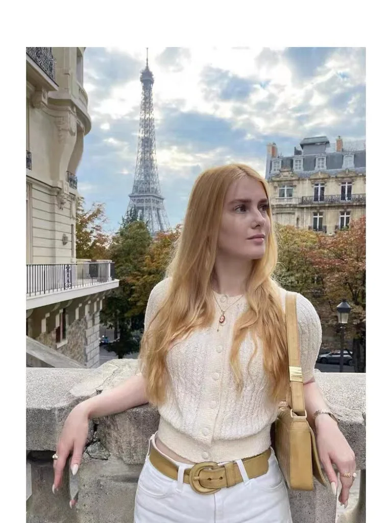 French Sle Knitted ort Sve Women's Cardigan New Autumn Arrival OS2023 Woven Flower Design Slim Fit Cotton Blend
French Sle Knitted ort Sve Women's Cardigan New Autumn Arrival OS2023 Woven Flower Design Slim Fit Cotton Blend