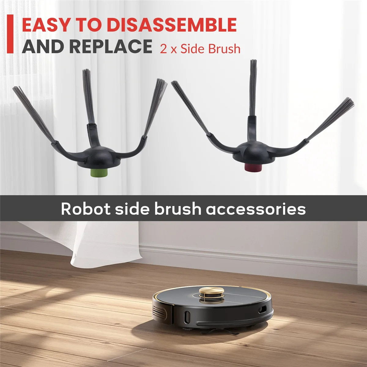 A64E подходит для Ecovacs Deebot Ozmo T8 T8 Aivi T9 Aivi N8 Pro, детали робота-пылесоса, аксессуары для боковой щетки
A64E подходит для Ecovacs Deebot Ozmo T8 T8 Aivi T9 Aivi N8 Pro, детали робота-пылесоса, аксессуары для боковой щетки