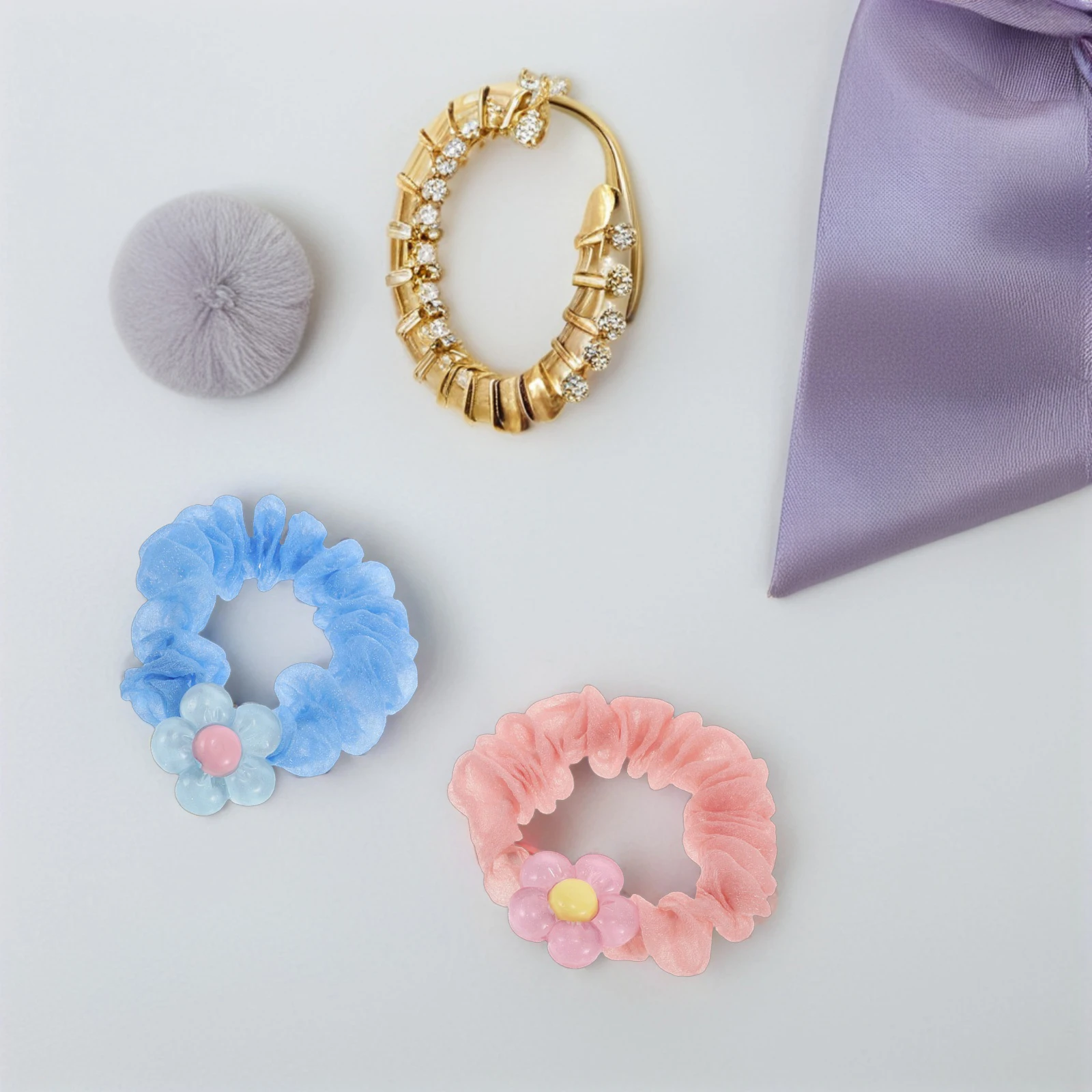 4pcs Hair Crystal Flowers Girls Elastic Ties Scrunchies Yellow Floral Pins Hair Small Flower Hairpin Decor
4pcs Hair Crystal Flowers Girls Elastic Ties Scrunchies Yellow Floral Pins Hair Small Flower Hairpin Decor