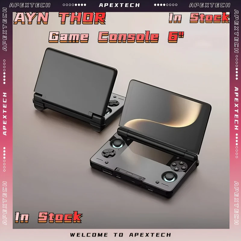 AYN Thor Handheld Game Console Dual Screen Flip 6 OLED 120 HZ 1080*1920 Screen SD 8Gen 2nd Version 16GB+1t Handheld Game Player
AYN Thor Handheld Game Console Dual Screen Flip 6 OLED 120 HZ 1080*1920 Screen SD 8Gen 2nd Version 16GB+1t Handheld Game Player