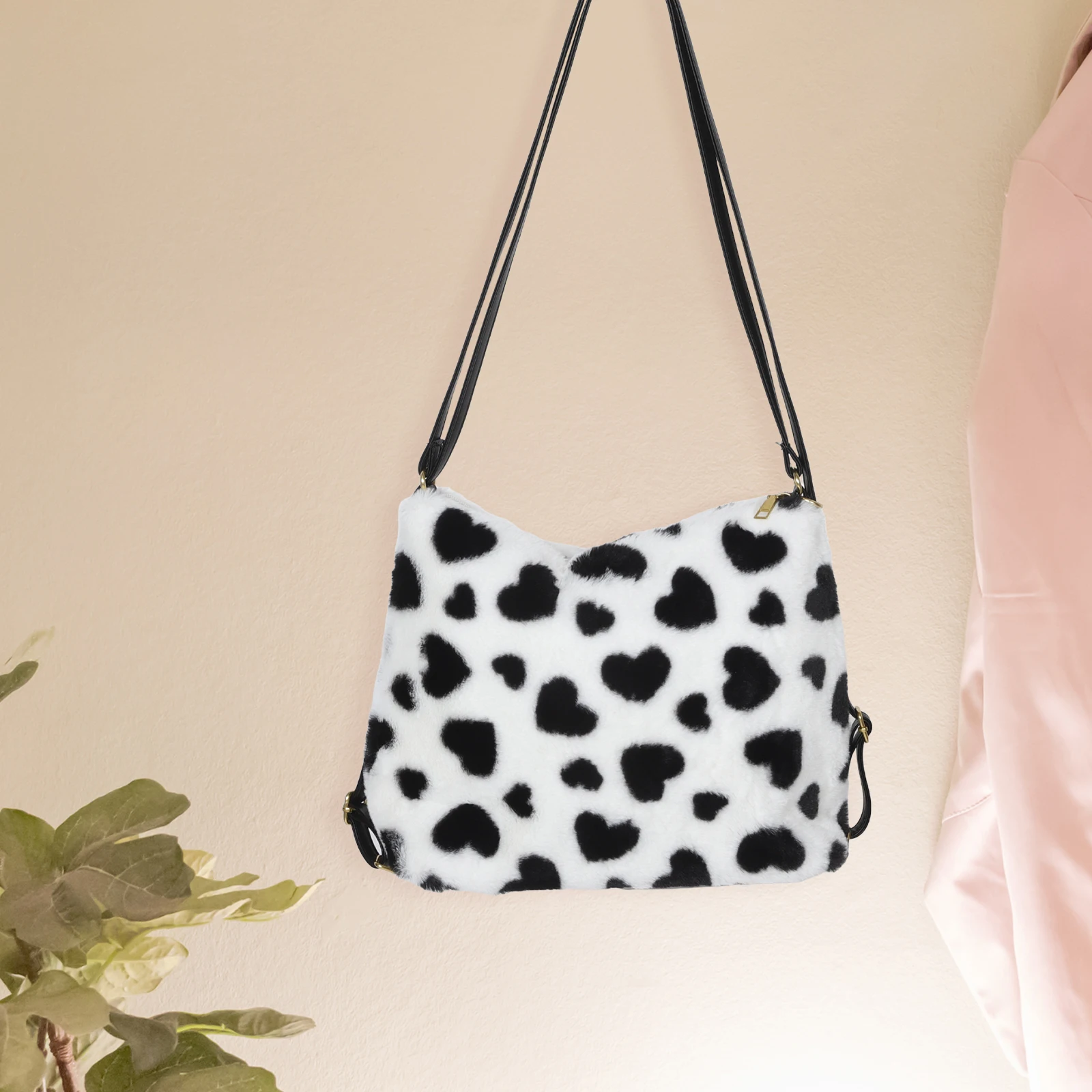 Faux Heart Print Tote Shoulder Bag Large Capacity Soft Winter Handbag For Women Travel Work Shopping Crossbody Bag Cute Handbags
Faux Heart Print Tote Shoulder Bag Large Capacity Soft Winter Handbag For Women Travel Work Shopping Crossbody Bag Cute Handbags