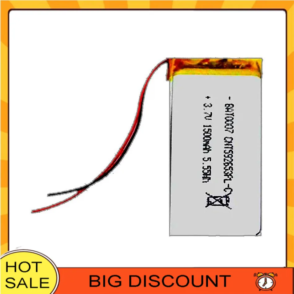 Долговечный аккумулятор для устройств безопасной связи емкостью 1500 мАч для Jbl для Cardo Packtalk
Долговечный аккумулятор для устройств безопасной связи емкостью 1500 мАч для Jbl для Cardo Packtalk