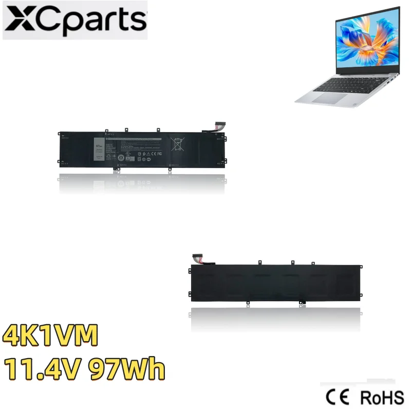 9 Cell Li-ion New 11.4V 97Wh Laptop Battery 4K1VM for Dell G7 17 7700 Notebook W62W6 XYCW0 9TM7D V0GMT NYD3W NCC3D 
9 Cell Li-ion New 11.4V 97Wh Laptop Battery 4K1VM for Dell G7 17 7700 Notebook W62W6 XYCW0 9TM7D V0GMT NYD3W NCC3D