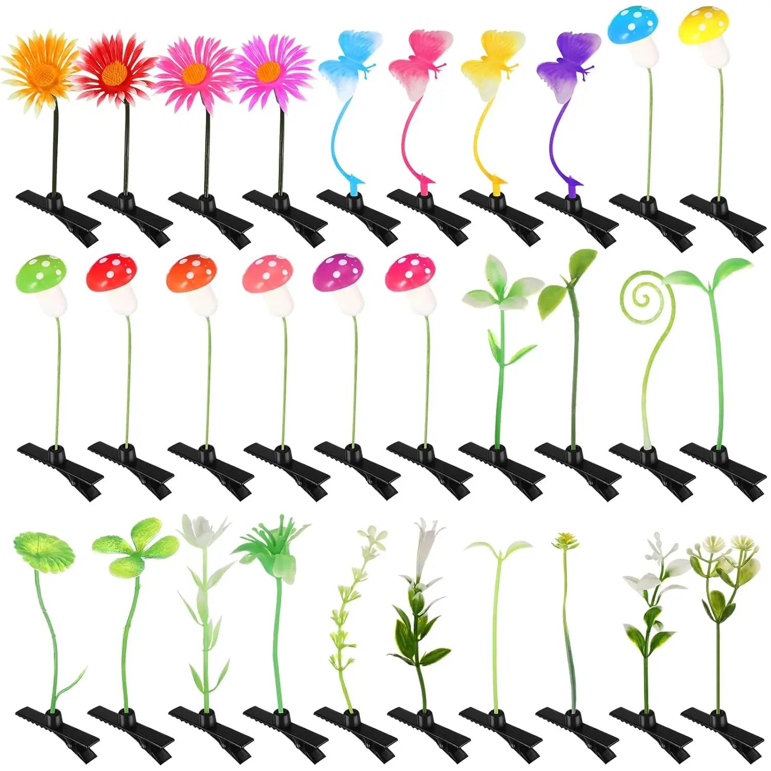 30 Pcs Bean Sprout Hair Clips Mixed Style Plant Hairpins for Party
30 Pcs Bean Sprout Hair Clips Mixed Style Plant Hairpins for Party