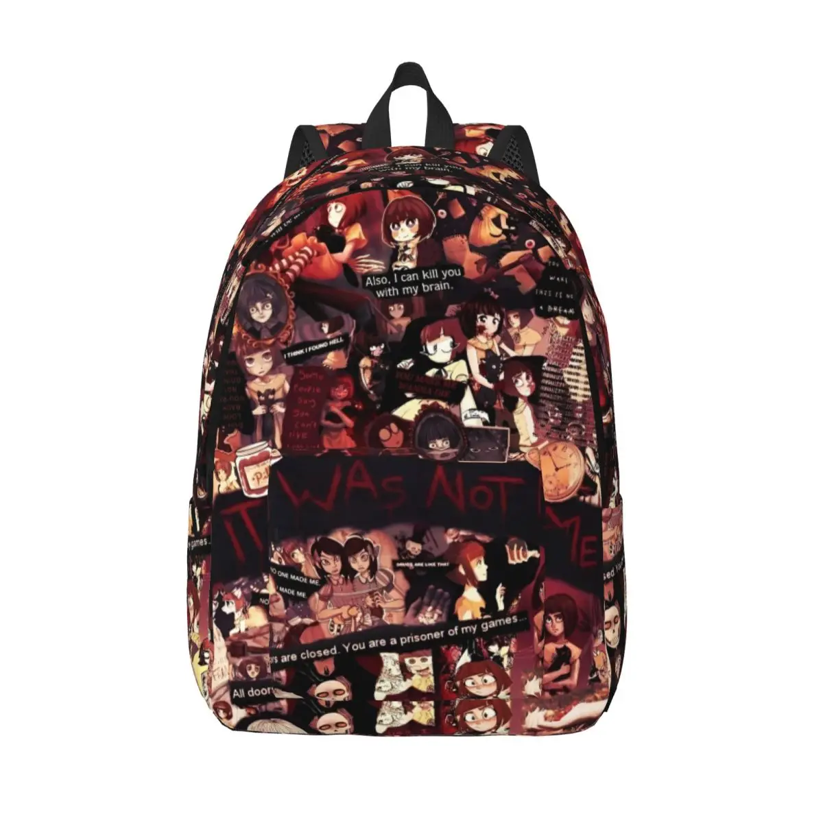Fran Bow Little Cute Girl Backpack for Men Women Fashion Student Hiking Travel Daypack Mr Midnight Game College Canvas Bags Gift
Fran Bow Little Cute Girl Backpack for Men Women Fashion Student Hiking Travel Daypack Mr Midnight Game College Canvas Bags Gift