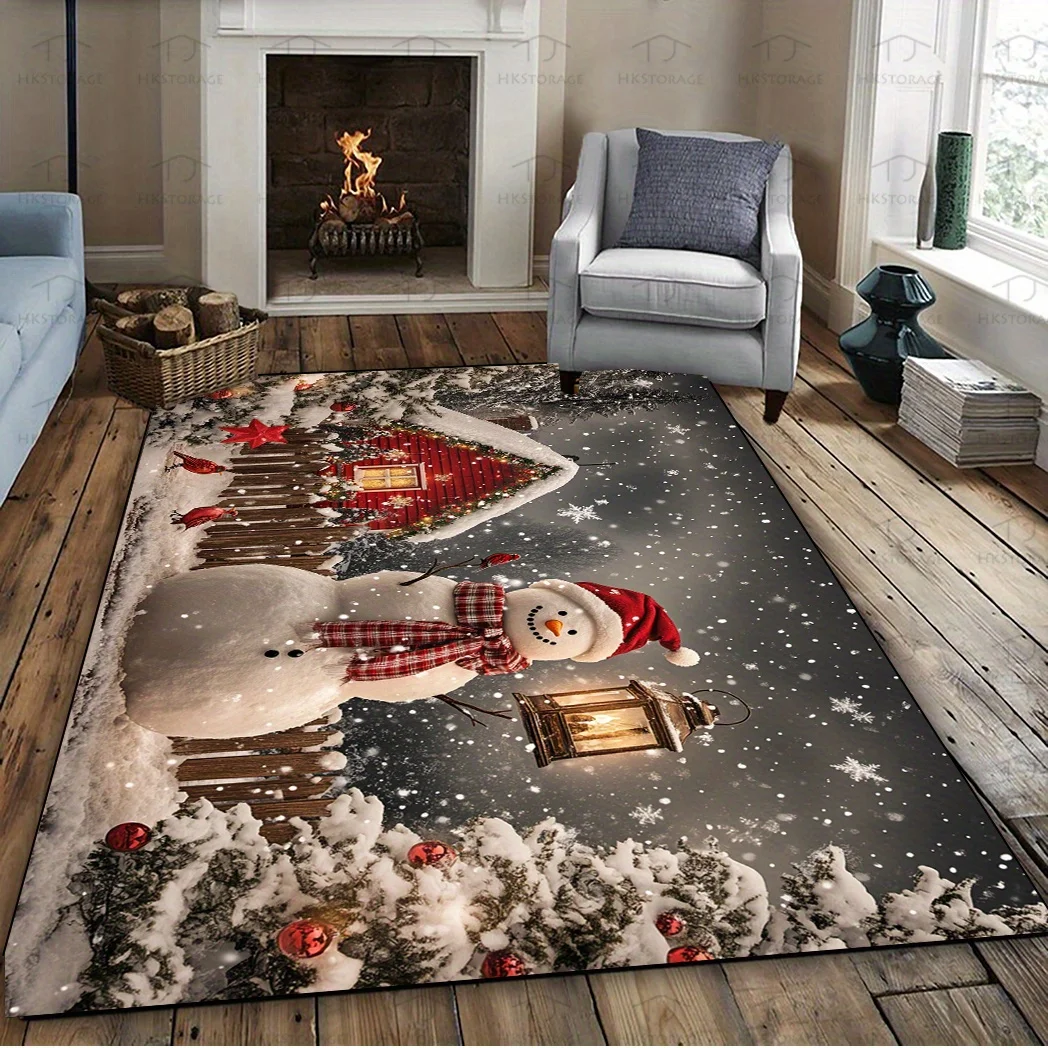 Рождественский коврик со снеговиком, коврик большого размера, для гостиной/спальни/патио/на открытом воздухе
Рождественский коврик со снеговиком, коврик большого размера, для гостиной/спальни/патио/на открытом воздухе