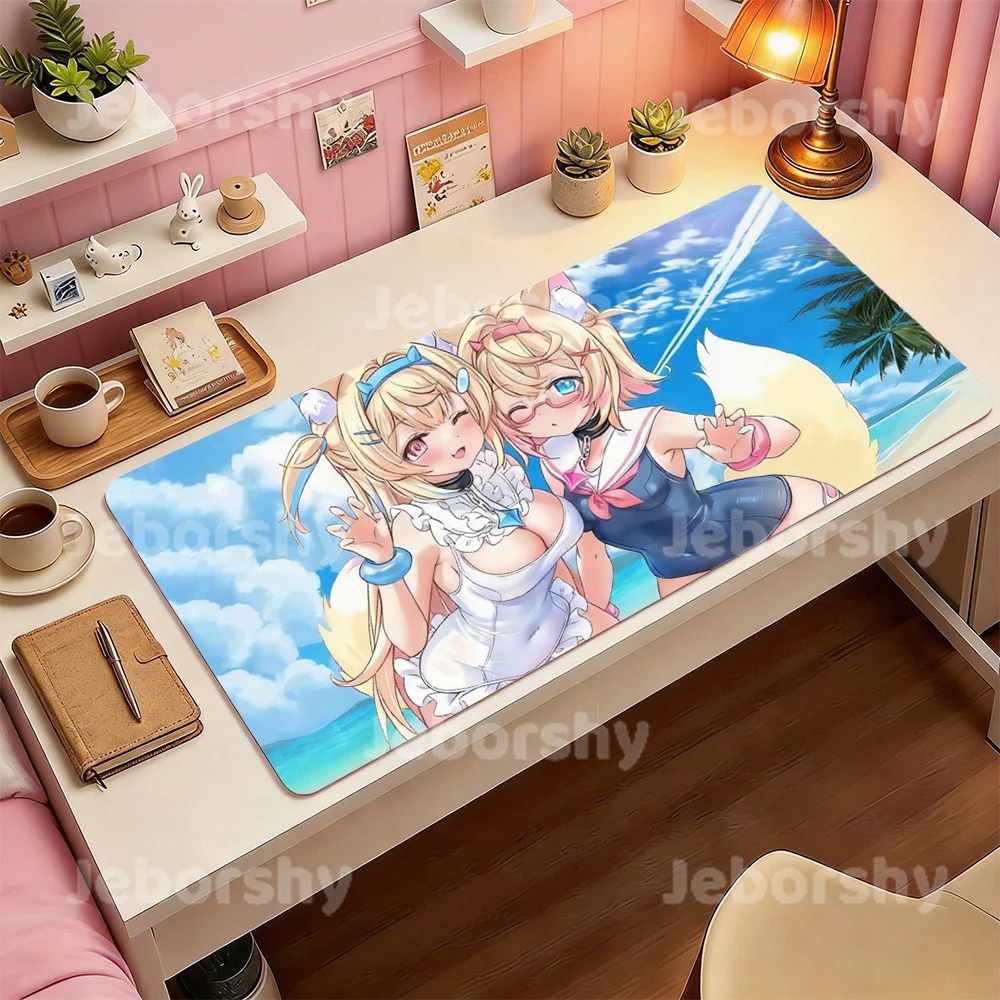 Hololive Fuwawa & Mococo Large Mouse Pad, Anime Dog Girl Sisters Gaming Desk Mat, Non-Slip Rubber Base Extended Keyboard Pad
Hololive Fuwawa & Mococo Large Mouse Pad, Anime Dog Girl Sisters Gaming Desk Mat, Non-Slip Rubber Base Extended Keyboard Pad