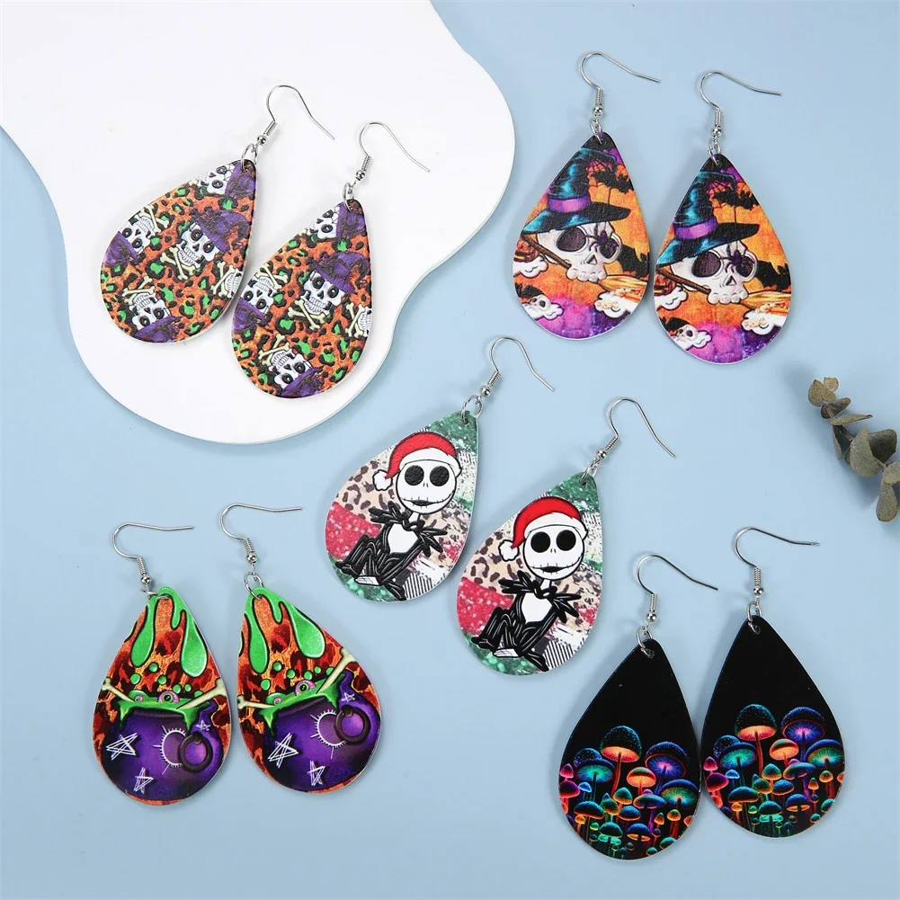 Cute Halloween Art series Wood Drop Earrings Pumpkin Bat Spider Web Ghost Earrings for Women Jewelry Girl Gifts
Cute Halloween Art series Wood Drop Earrings Pumpkin Bat Spider Web Ghost Earrings for Women Jewelry Girl Gifts