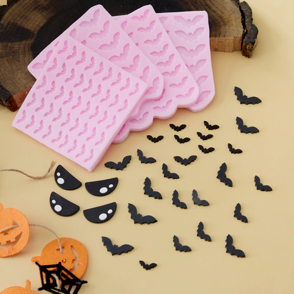 45-hole Halloween Little Bat Silicone Molds Fondant Cake Chocolate Mould Diy Baking Tool Halloween Cake Decoration Accessories 
45-hole Halloween Little Bat Silicone Molds Fondant Cake Chocolate Mould Diy Baking Tool Halloween Cake Decoration Accessories