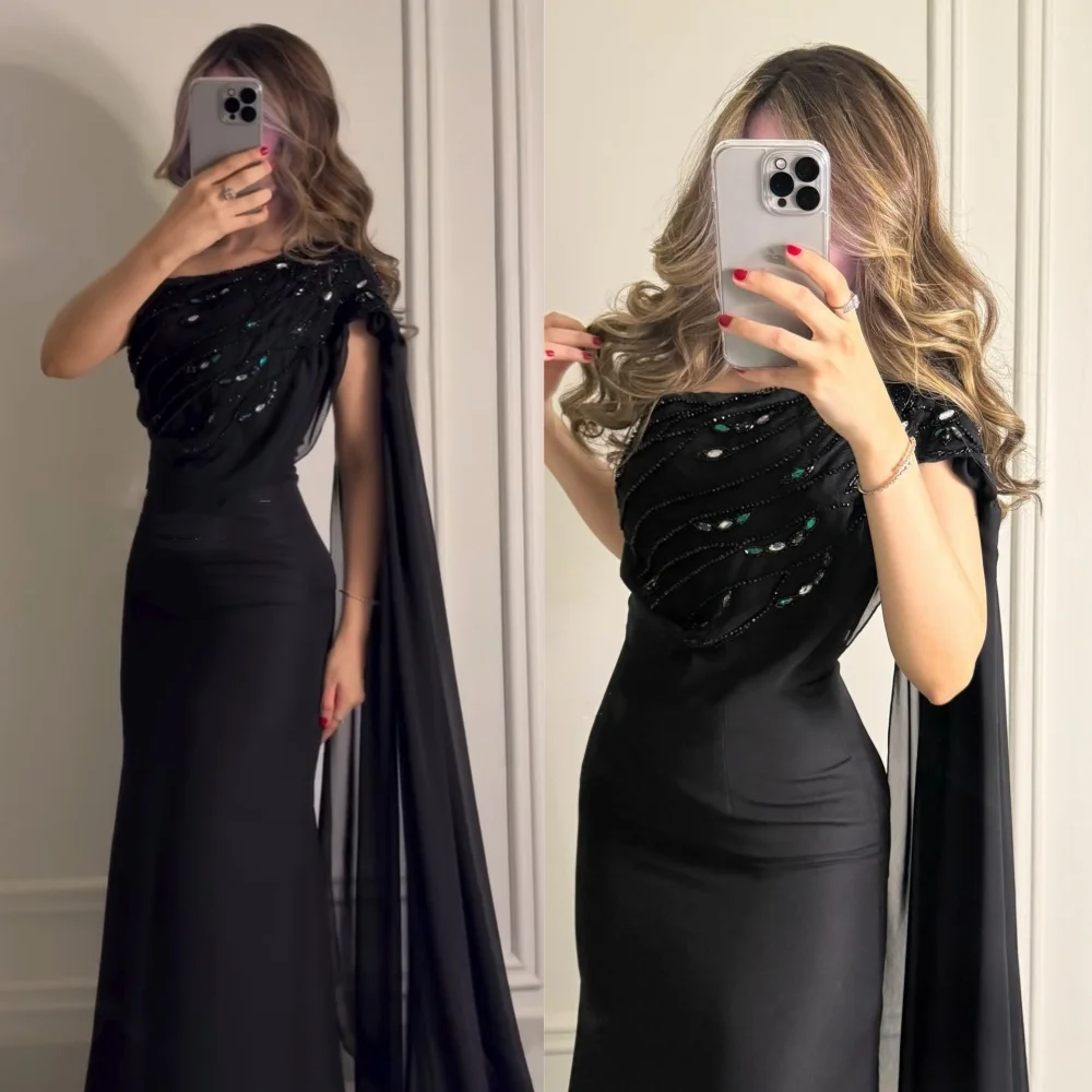 Customized Fashion Sexy Jersey Rhinestone Beading Ruched Mermaid One-shoulder Long Dresses Bespoke Occasion Dresses Modern Style
Customized Fashion Sexy Jersey Rhinestone Beading Ruched Mermaid One-shoulder Long Dresses Bespoke Occasion Dresses Modern Style