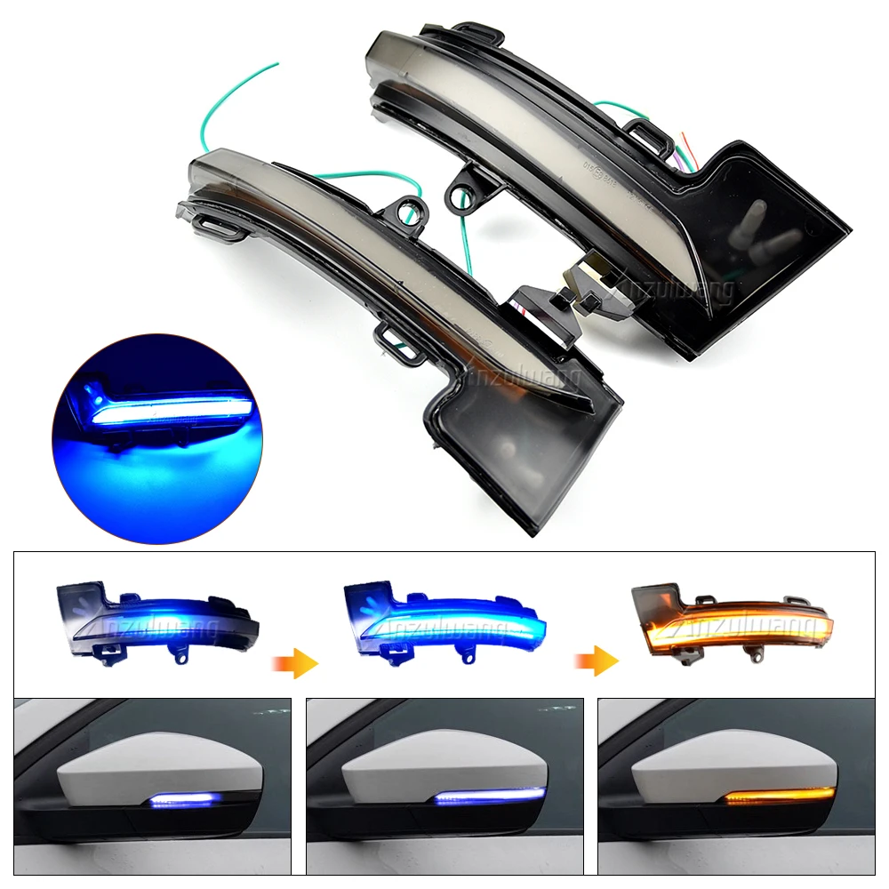2PCS Dynamic LED Turn Signal Blinker Mirror flasher Light Fit for Skoda Octavia MK3 5E 2013 2014 2015 2016 2017 2018
2PCS Dynamic LED Turn Signal Blinker Mirror flasher Light Fit for Skoda Octavia MK3 5E 2013 2014 2015 2016 2017 2018