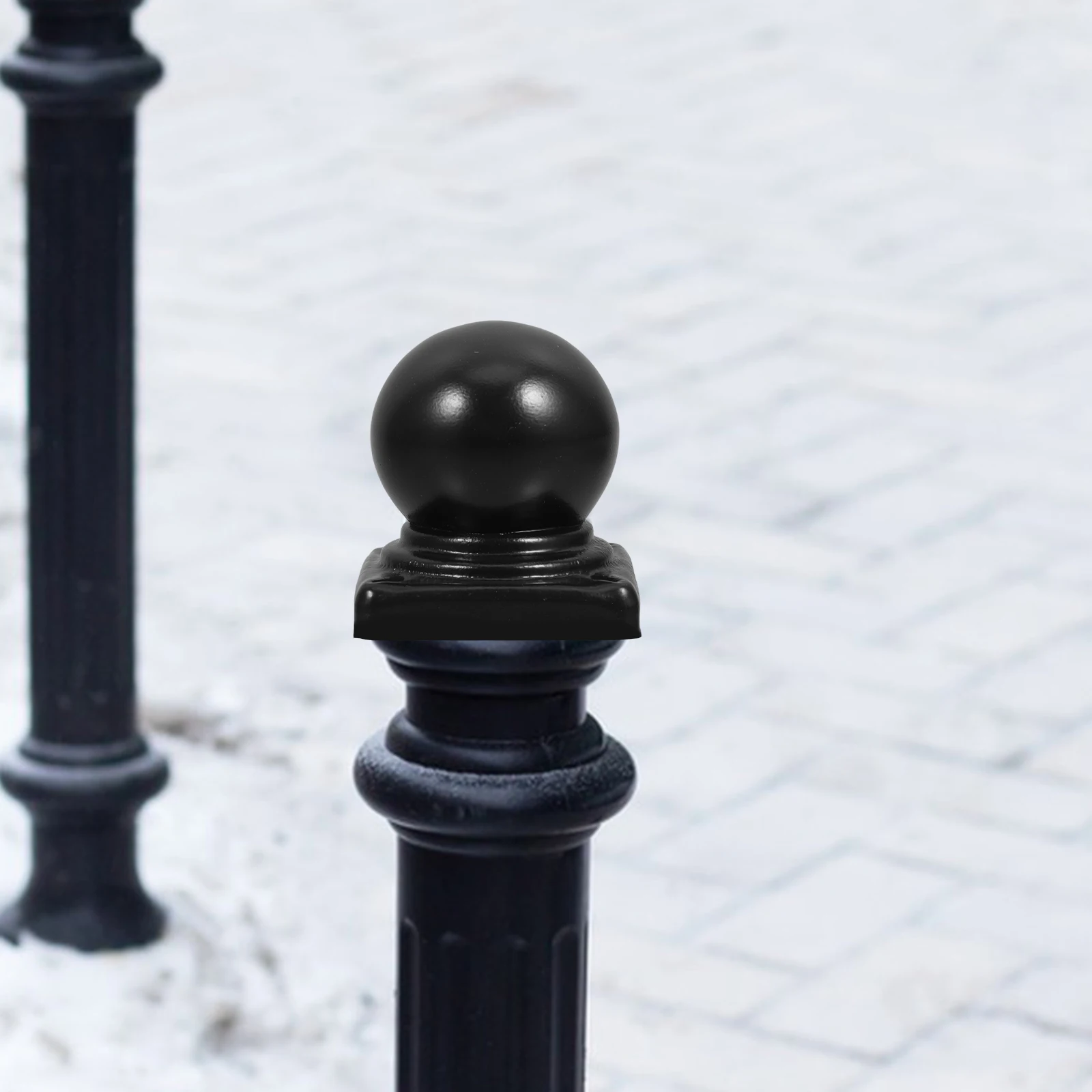 Iron Pillar Capitals Black Covers Durable Fence Post Finials Garden Decorations Fits Various Railing Sizes Weather Protection
Iron Pillar Capitals Black Covers Durable Fence Post Finials Garden Decorations Fits Various Railing Sizes Weather Protection
