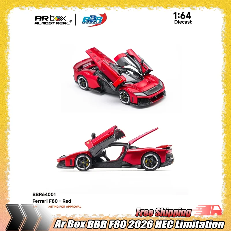 In Stock Ar Box Bbr 1:64 2026 Hec F80 Alloy Car Model Die-Casting Vehicle For Adult Collection Display Customized Kid Toys Gifts
In Stock Ar Box Bbr 1:64 2026 Hec F80 Alloy Car Model Die-Casting Vehicle For Adult Collection Display Customized Kid Toys Gifts