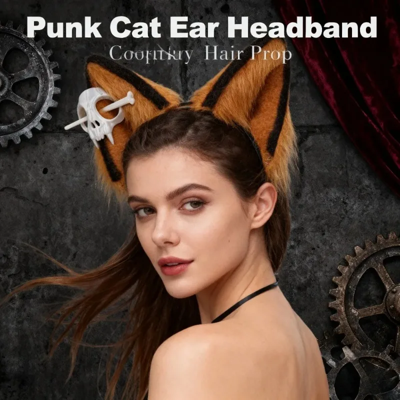 Halloween Handmade Plush Cat Ears Animal Ear Headband Anime Cosplay Accessory Ear Prop
Halloween Handmade Plush Cat Ears Animal Ear Headband Anime Cosplay Accessory Ear Prop