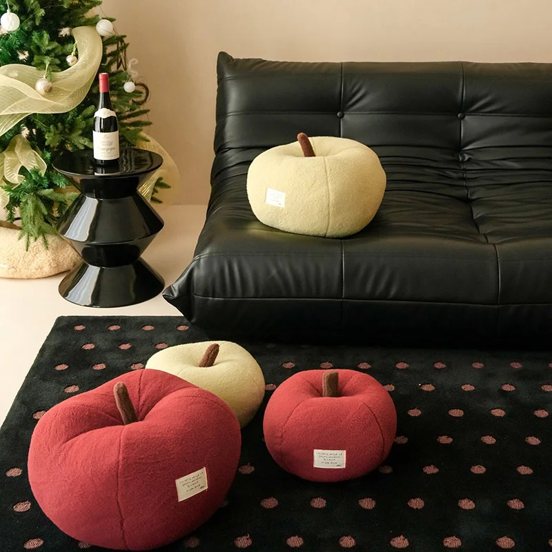 Подушка с красным яблоком, плюшевая игрушка, креативный милый подарок на канун Рождества, новогодняя декоративная подушка для дивана
Подушка с красным яблоком, плюшевая игрушка, креативный милый подарок на канун Рождества, новогодняя декоративная подушка для дивана