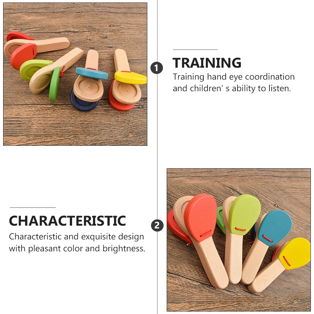 3Pcs Fun Wood Castanet Plaything Percussion Instrument Infant Handheld Soundboard Lightweight Portable Exquisite Design Bright
3Pcs Fun Wood Castanet Plaything Percussion Instrument Infant Handheld Soundboard Lightweight Portable Exquisite Design Bright