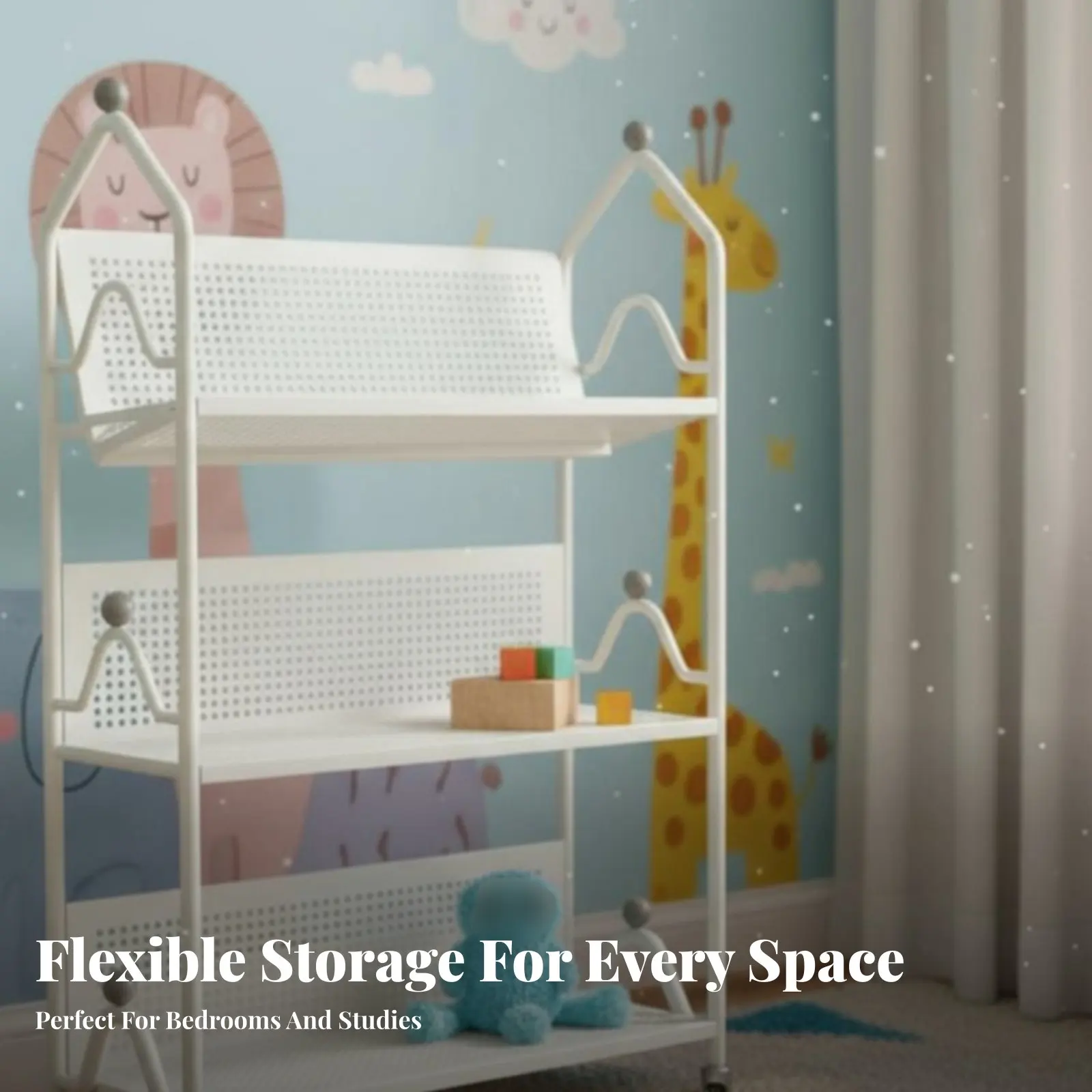 Mobile book display unit and Toy Cabinet Floor-Standing children's Furniture Space Saving Sturdy long-lasting for Kindergarten
Mobile book display unit and Toy Cabinet Floor-Standing children's Furniture Space Saving Sturdy long-lasting for Kindergarten