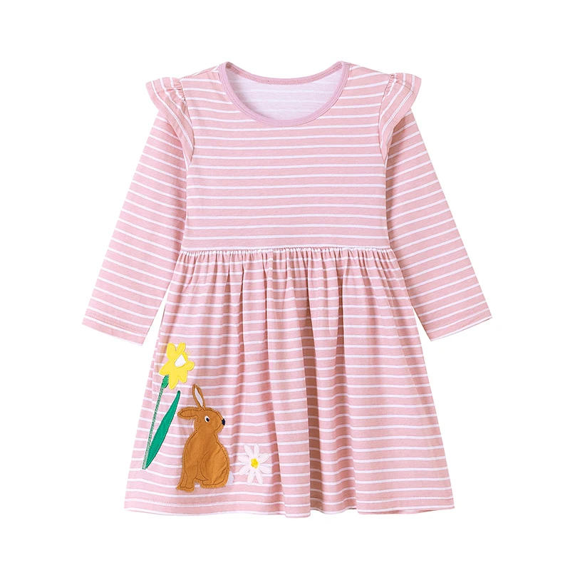 Little maven Girls Dress Animal Rabbits Embroidery Baby Girls Long Sleeve Dress for Girls Clothes Kids Casual Dress
Little maven Girls Dress Animal Rabbits Embroidery Baby Girls Long Sleeve Dress for Girls Clothes Kids Casual Dress
