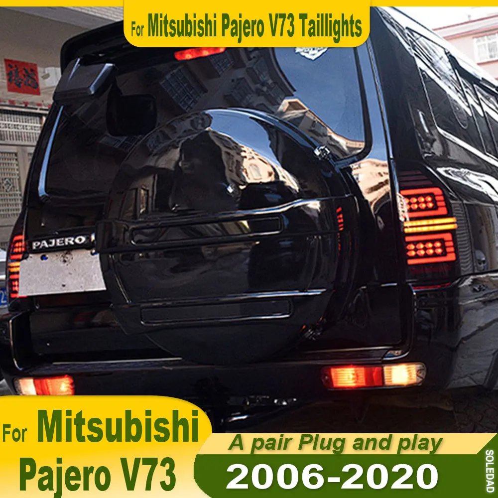 Car Taillights For Mitsubishi Pajero V73 V77 V83 V87 2009-2022 Tail Lamp Rear Fog Light DRL Sequential Signal E-mark Assembly
Car Taillights For Mitsubishi Pajero V73 V77 V83 V87 2009-2022 Tail Lamp Rear Fog Light DRL Sequential Signal E-mark Assembly