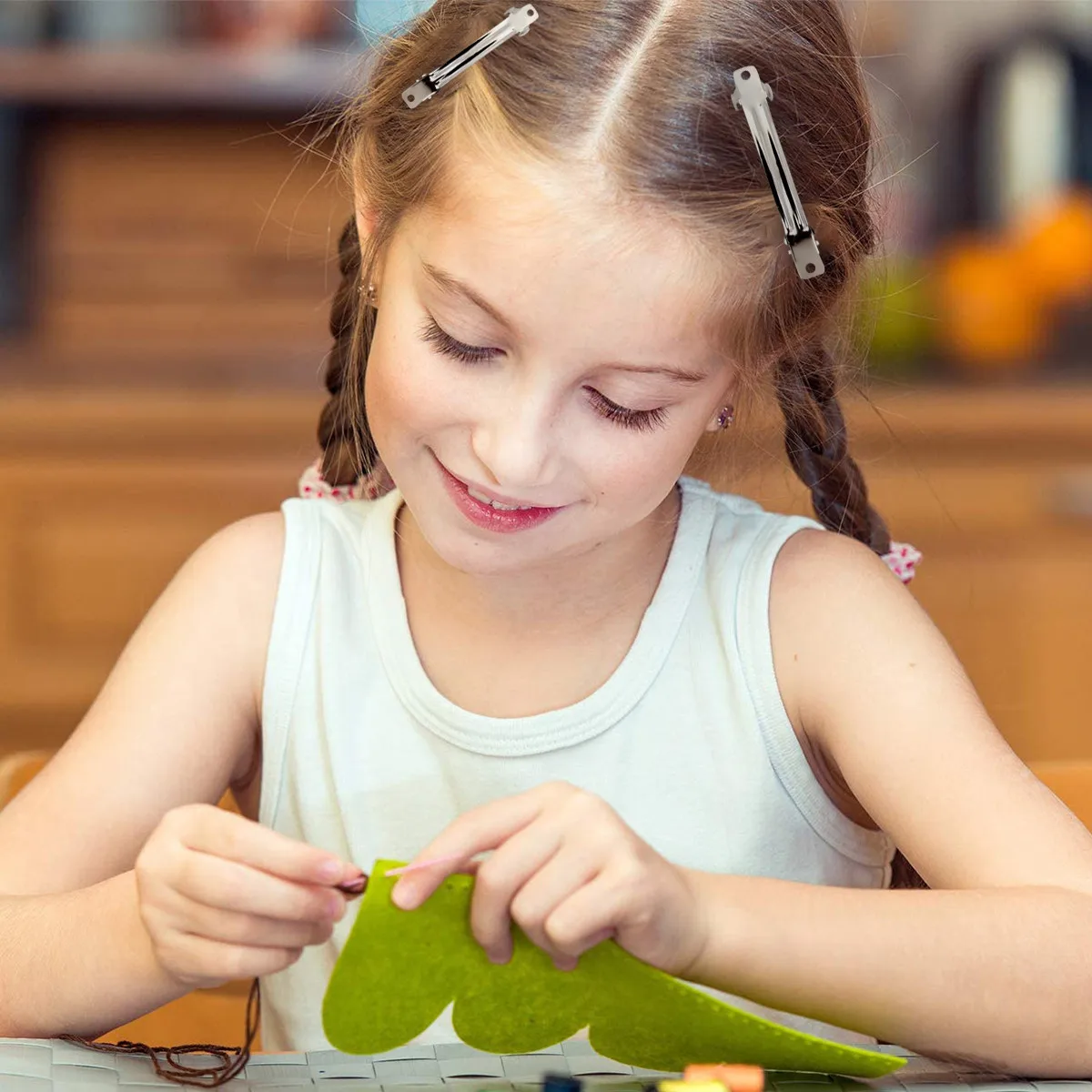 160pcs Hair Clip Accessories Diy Mixed Size Snap Hair Clips For Women Alloy Barrette Findings Durable Craft Tool
160pcs Hair Clip Accessories Diy Mixed Size Snap Hair Clips For Women Alloy Barrette Findings Durable Craft Tool