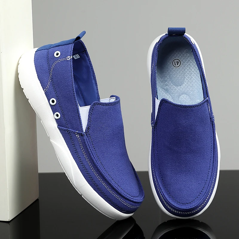 Mens Dude Shoes Canvas Casual Slip on Ultralight Blue Comfortable Walking Shoes Cheap Hot Sale
Mens Dude Shoes Canvas Casual Slip on Ultralight Blue Comfortable Walking Shoes Cheap Hot Sale