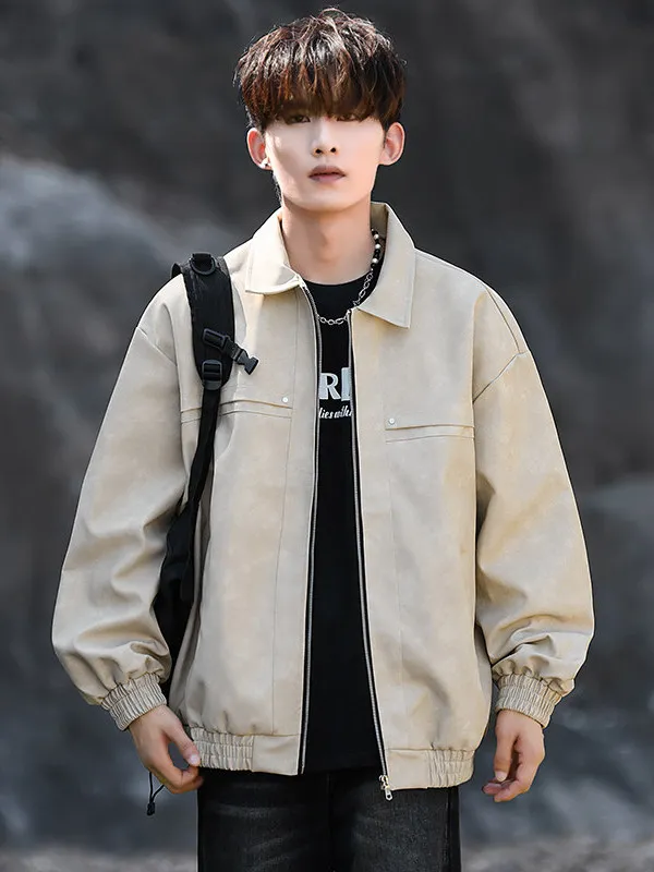 Повседневное мужское мотоциклетное пальто из искусственной кожи, моющееся американское брендовое мотоциклетное пальто на молнии, украшенное водонепроницаемым осенне-зимним пальто
Повседневное мужское мотоциклетное пальто из искусственной кожи, моющееся американское брендовое мотоциклетное пальто на молнии, украшенное водонепроницаемым осенне-зимним пальто