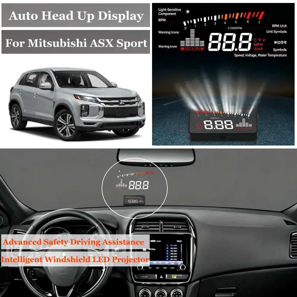 Car Head Up Display For Mitsubishi ASX Outlander Sport GA2W 2019-2026 HUD Speedometer Odometer Windshield Projector Accessories
Car Head Up Display For Mitsubishi ASX Outlander Sport GA2W 2019-2026 HUD Speedometer Odometer Windshield Projector Accessories