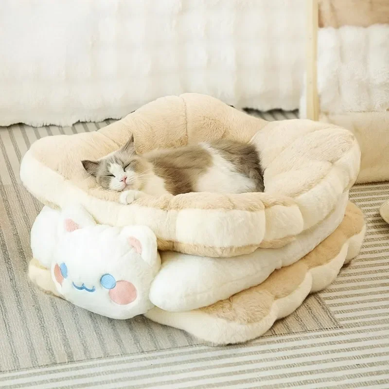 New Sandwich Biscuit Cat Nest Autumn and Winter Warm Thickened Mattress Cat Small Dog Sleeping Daily Supplies Pet Accessories
New Sandwich Biscuit Cat Nest Autumn and Winter Warm Thickened Mattress Cat Small Dog Sleeping Daily Supplies Pet Accessories