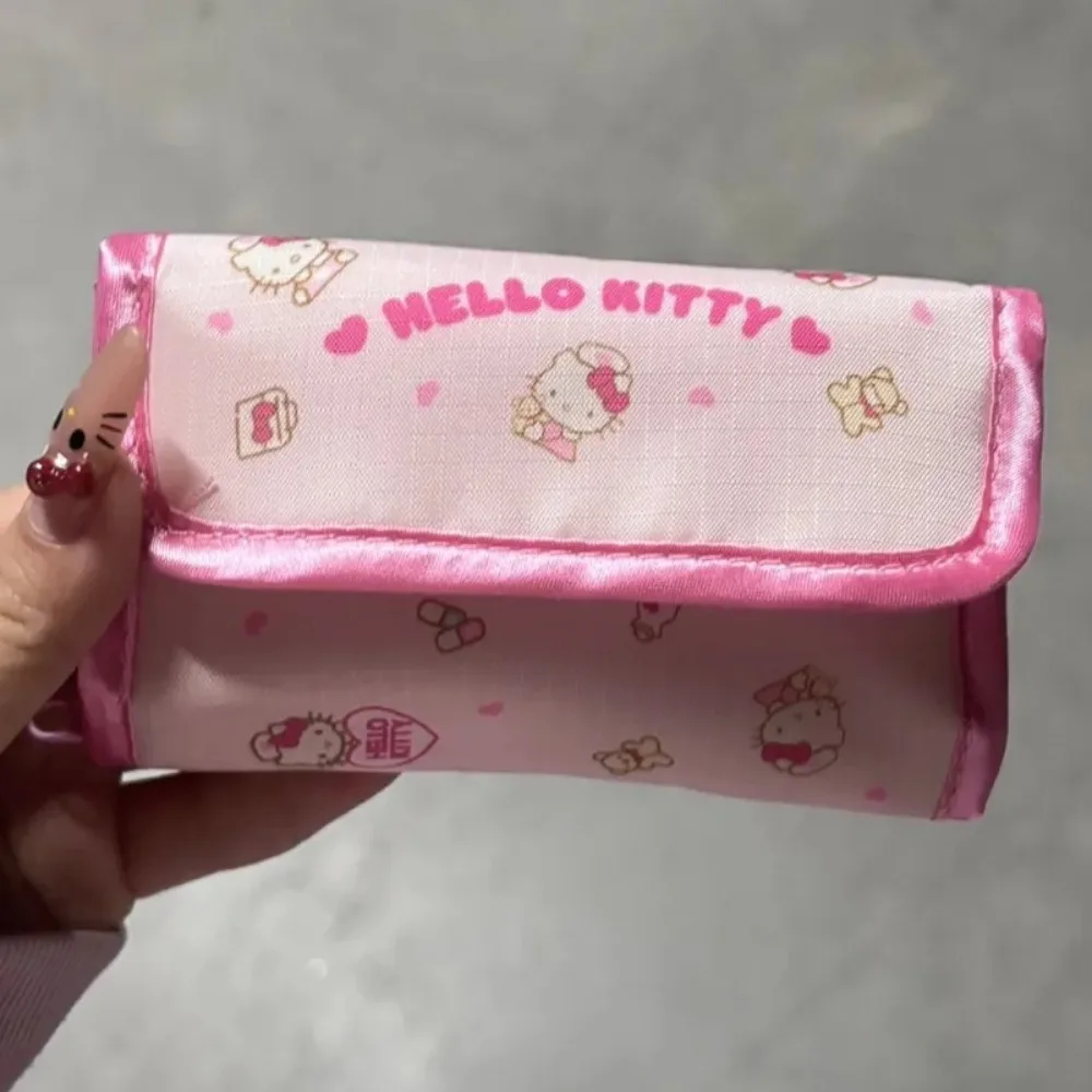 Hello Kitty Folding Bag Cute Cartoon Fold Zippering Small Things Storage Bag Portable Outdoors Medical Treatment Storage Bag
Hello Kitty Folding Bag Cute Cartoon Fold Zippering Small Things Storage Bag Portable Outdoors Medical Treatment Storage Bag